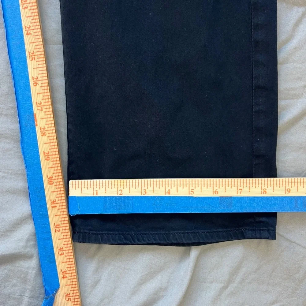 AG Adriano Goldschmied The Protege Straight Leg Mens Jeans 36x34 Black Stretch‎